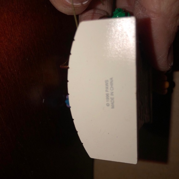 Paws Garfield Trim A Tree Christmas Ornaments Stocking Stuffer Fireplace 1996 - Picture 5 of 5